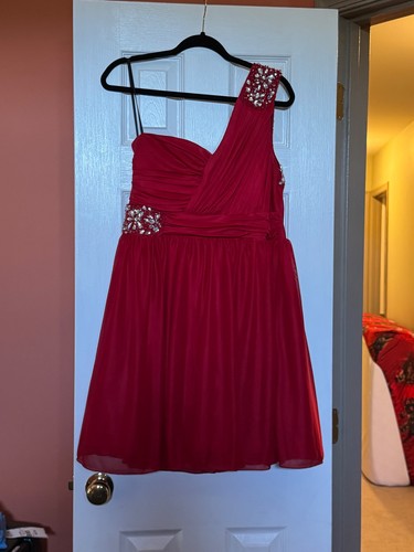 Deb red one shoulder - 14,