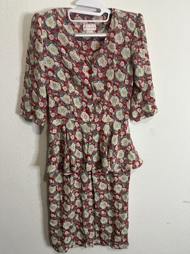 Vintage amy deb belted - amy-deb, red