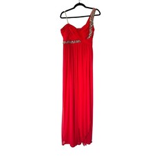 Deb Coral one shoulder