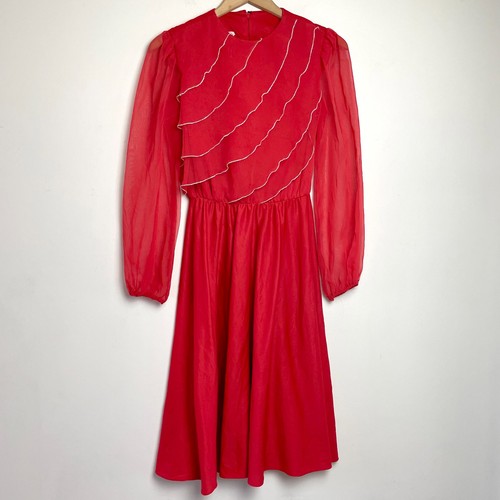 Vintage 80s midi dress - 80s,