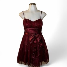 deb red glittery and sequin