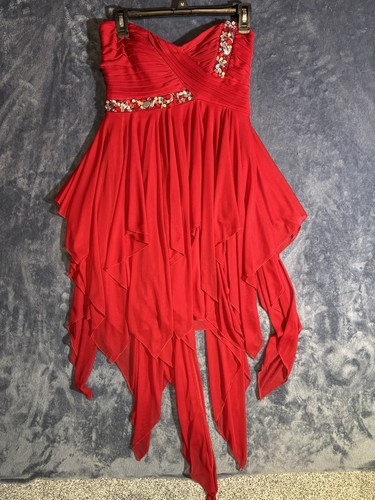 Deb red beaded - deb,