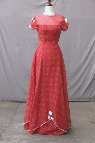 Vintage lorrie deb red - deb, polka