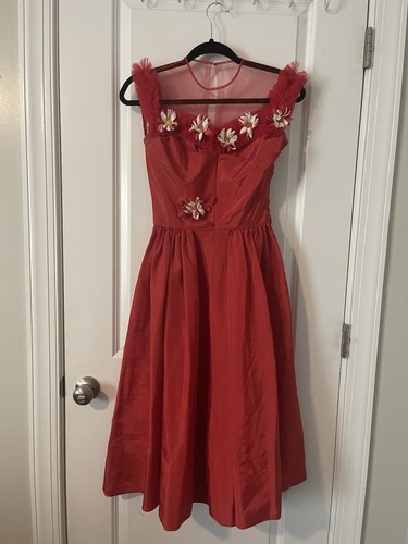 1950s lorrie deb dress with - deb, 3d